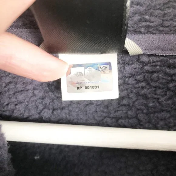 The North Face 'Crescent' Full Zip Up Fleece Jacket Sweatshirt Coat Purple - XL - Picture 7 of 12